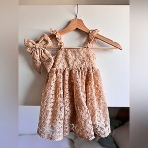 Noralee Mara Dress Size 2 Champagne